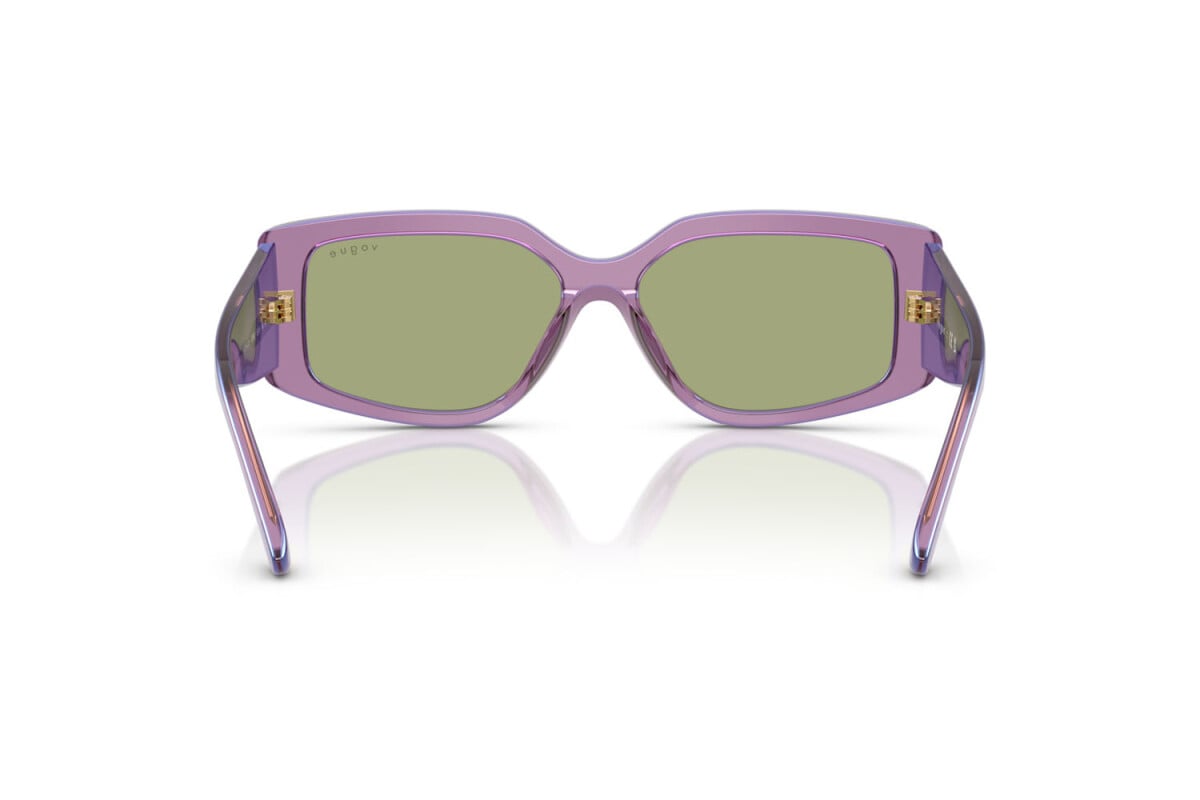 VOGUE - 323682 VIOLA PERLA TRASPARENTE | OCCHIALE DA SOLE DONNA - VO 5642SU TAGLIA 55