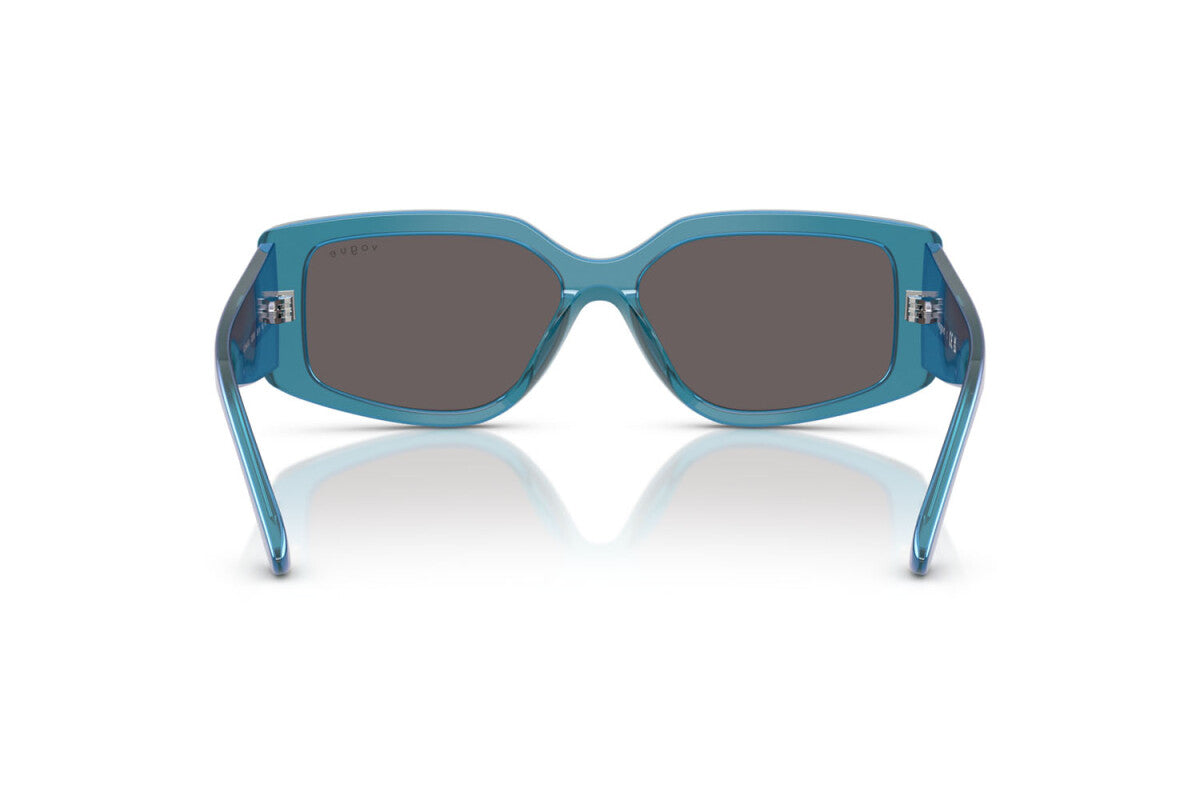 VOGUE - 323787 BLU PERLA TRASPARENTE | OCCHIALE DA SOLE DONNA - VO 5642SU TAGLIA 55