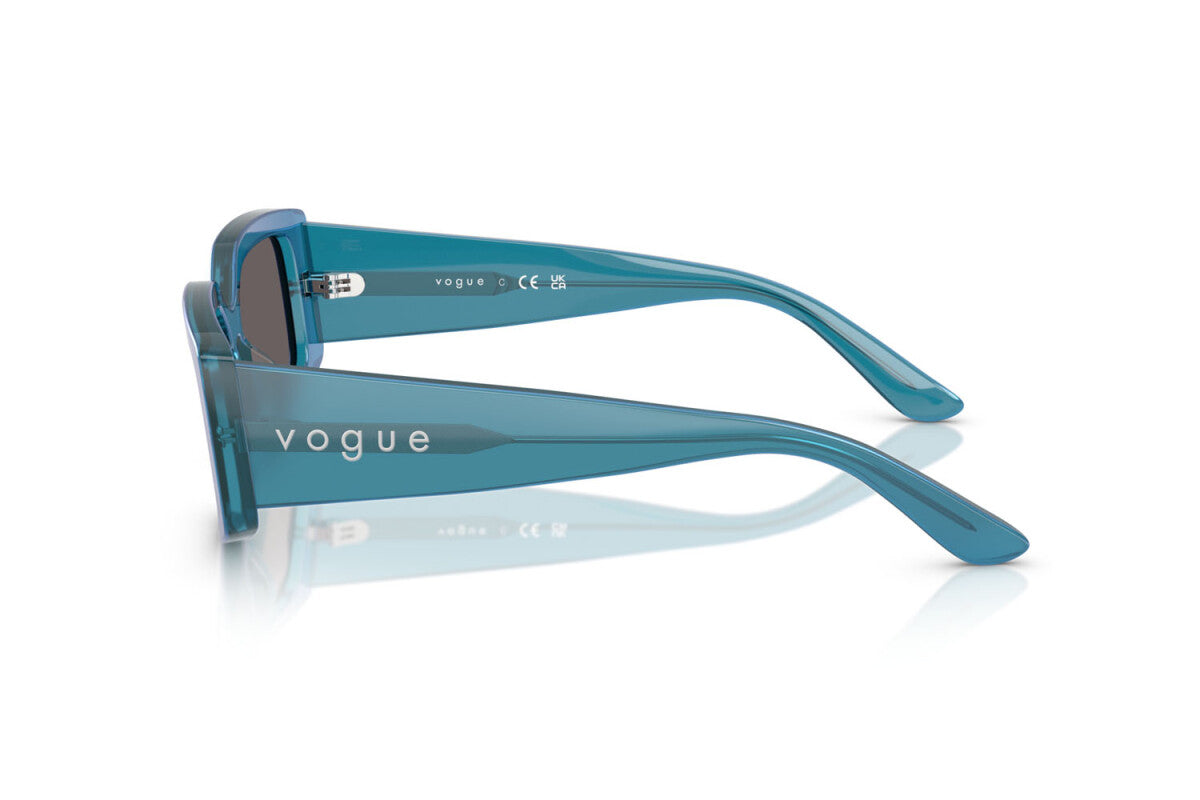 VOGUE - 323787 BLU PERLA TRASPARENTE | OCCHIALE DA SOLE DONNA - VO 5642SU TAGLIA 55