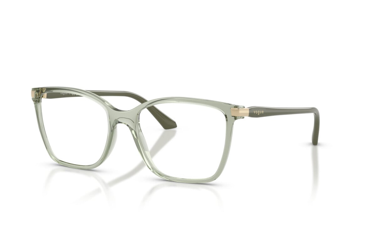 VOGUE - 3022 VERDE TRASPARENTE | OCCHIALE DA VISTA DONNA - VO 5654 TAGLIA 51