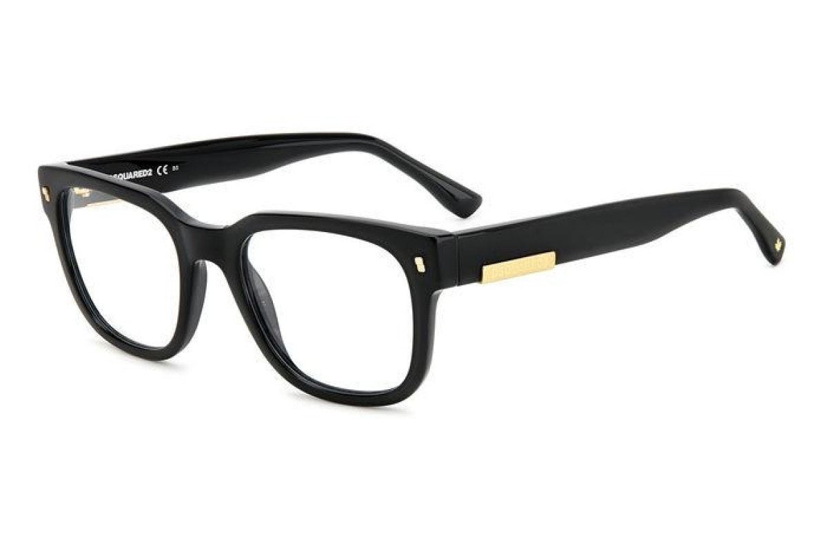 WOMEN'S EYEGLASSES DSQUARED2 D2 0025 - 807 BLACK 