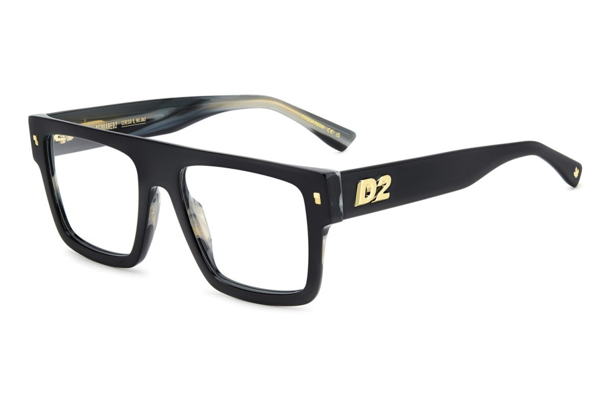 WOMEN'S EYEGLASSES DSQUARED2 D2 0025 - 807 BLACK 