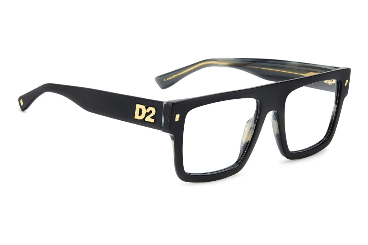 WOMEN'S EYEGLASSES DSQUARED2 D2 0025 - 807 BLACK 