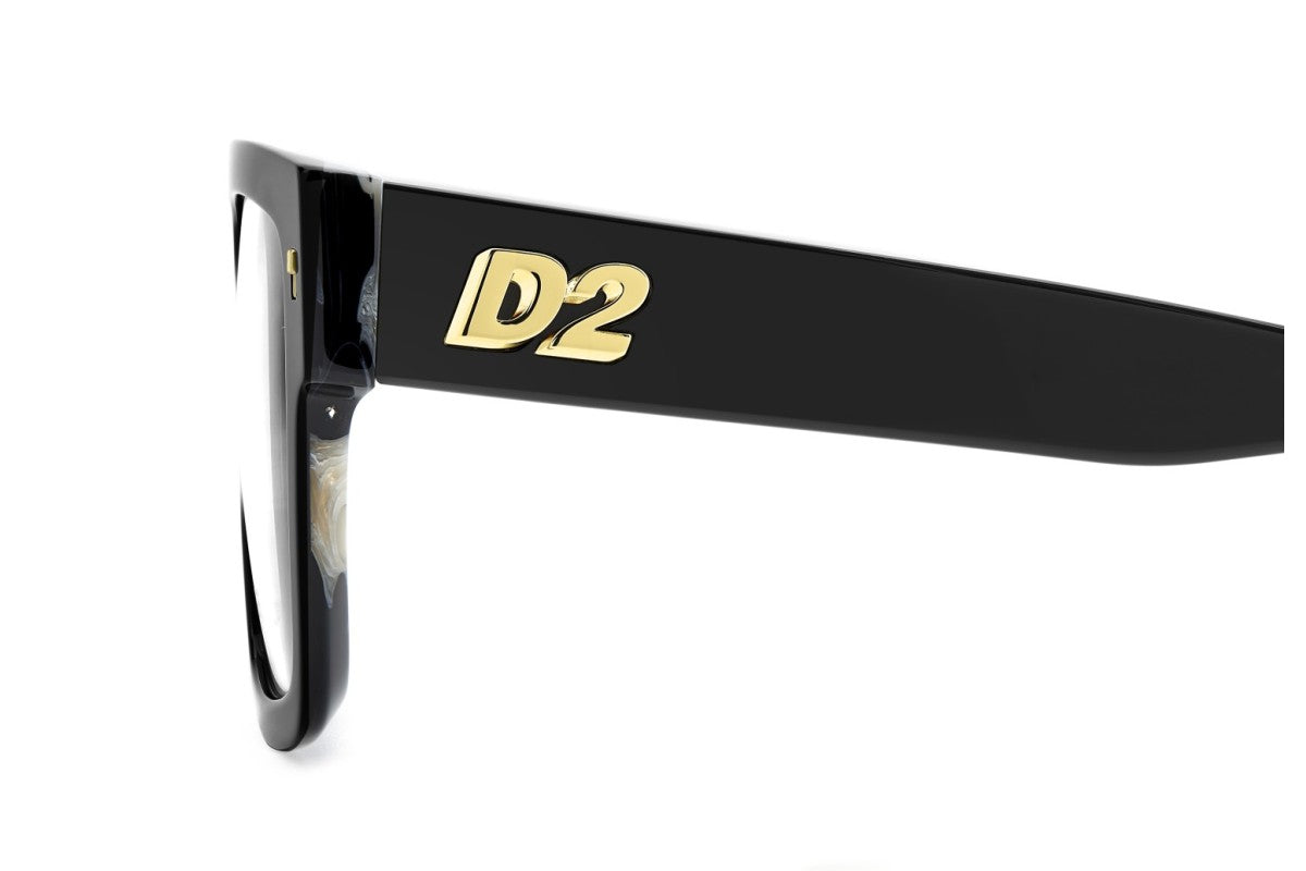 WOMEN'S EYEGLASSES DSQUARED2 D2 0025 - 807 BLACK 