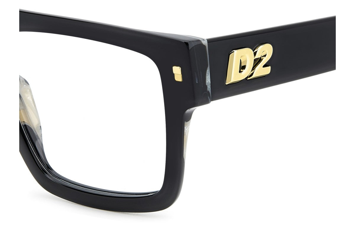WOMEN'S EYEGLASSES DSQUARED2 D2 0025 - 807 BLACK 