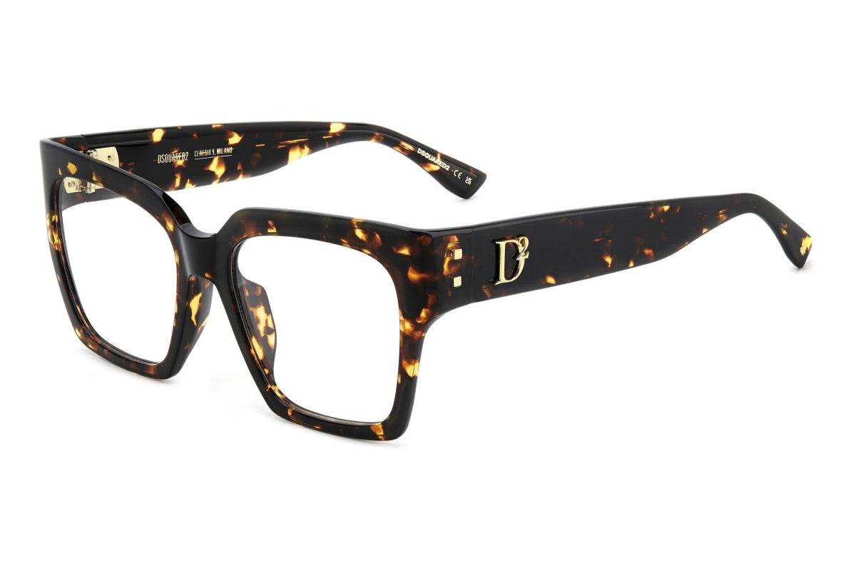 OCCHIALE DA VISTA DONNA | DSQUARED2 D2 0151/G - 086 L'AVANA - CALIBRO UNICO