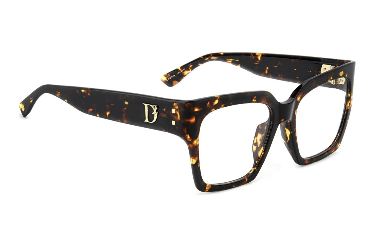 OCCHIALE DA VISTA DONNA | DSQUARED2 D2 0151/G - 086 L'AVANA - CALIBRO UNICO