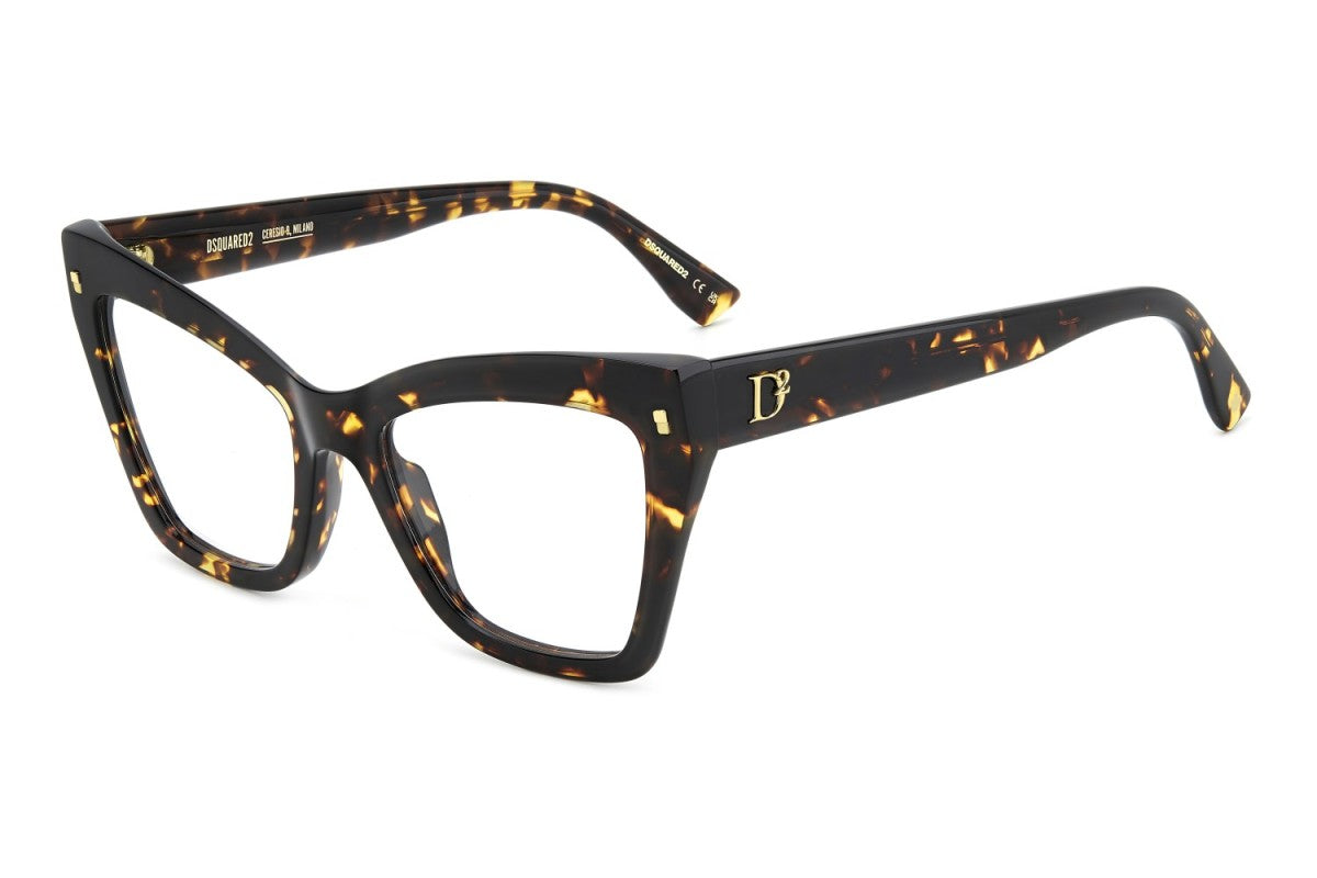 OCCHIALE DA VISTA DONNA | DSQUARED2 D2 0152 - 086 L'AVANA - CALIBRO 54