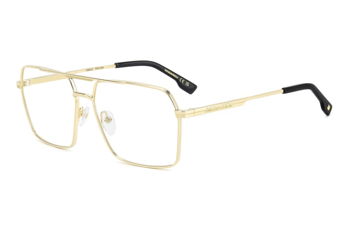 DSQUARED2 - 000 ORO ROSA | OCCHIALE DA VISTA UOMO - D2 0157 CALIBRO 60