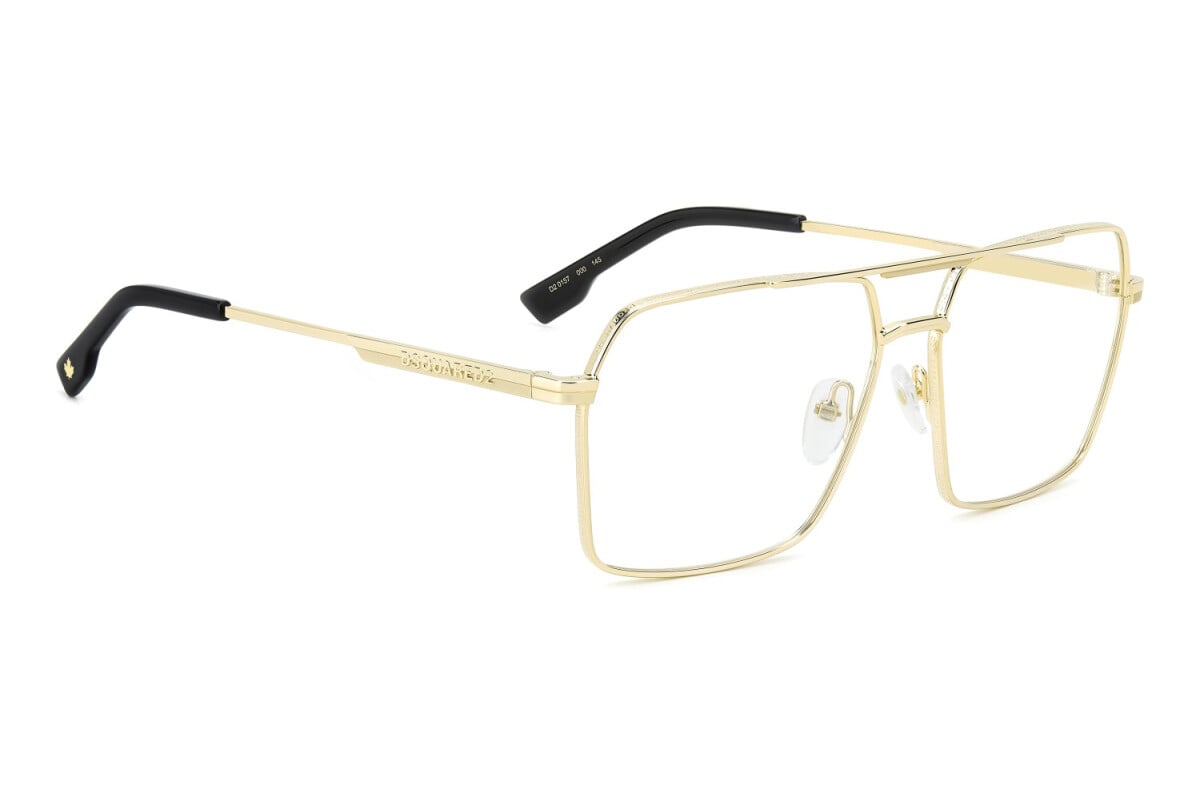 DSQUARED2 - 000 ORO ROSA | OCCHIALE DA VISTA UOMO - D2 0157 CALIBRO 60