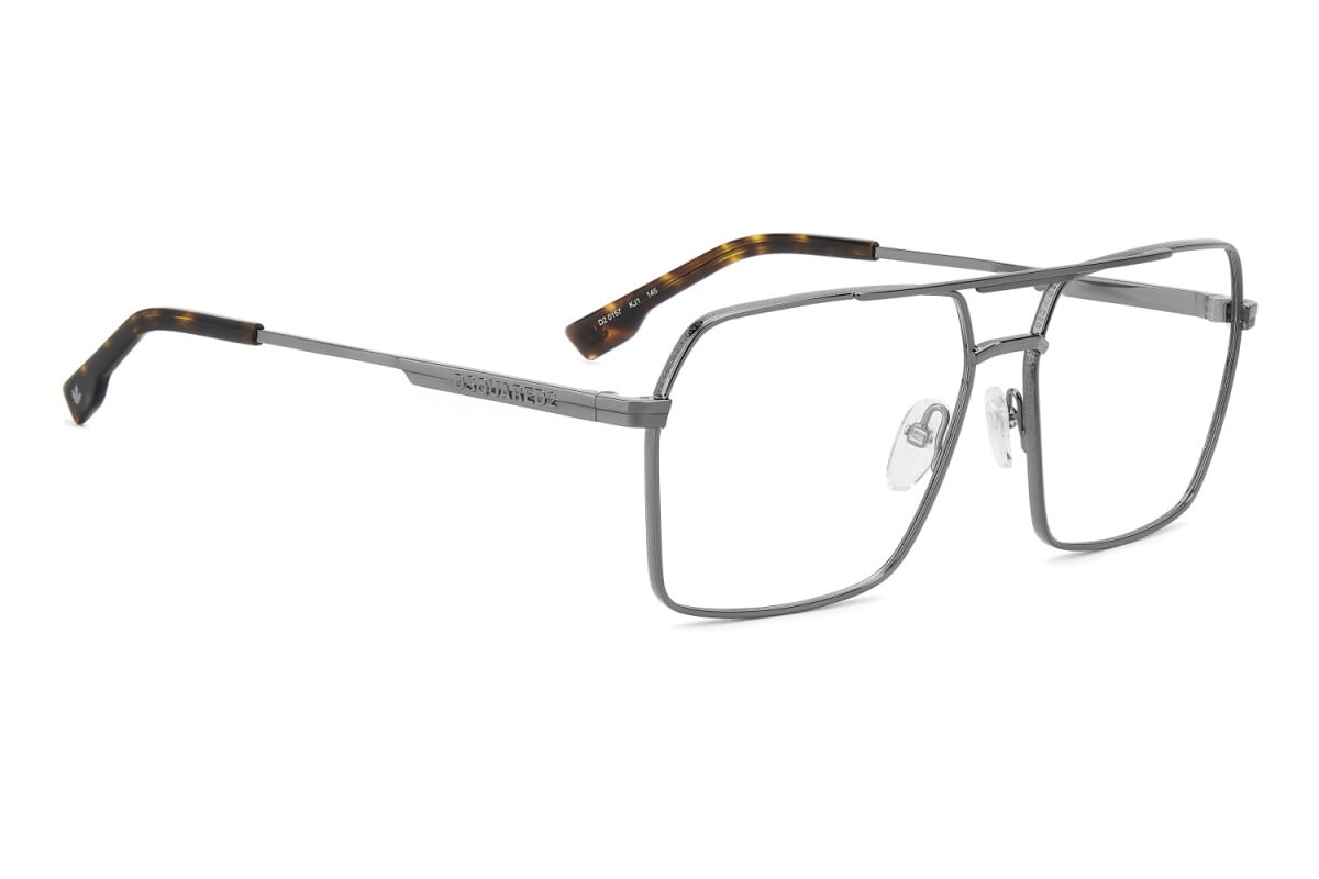 DSQUARED2 - KJ1 RUTENIO SCURO | OCCHIALE DA VISTA UOMO - D2 0157 CALIBRO 60