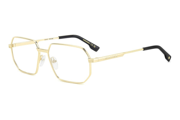 DSQUARED2 - 000 ORO ROSA | OCCHIALE DA VISTA UOMO - D2 0158 CALIBRO 56