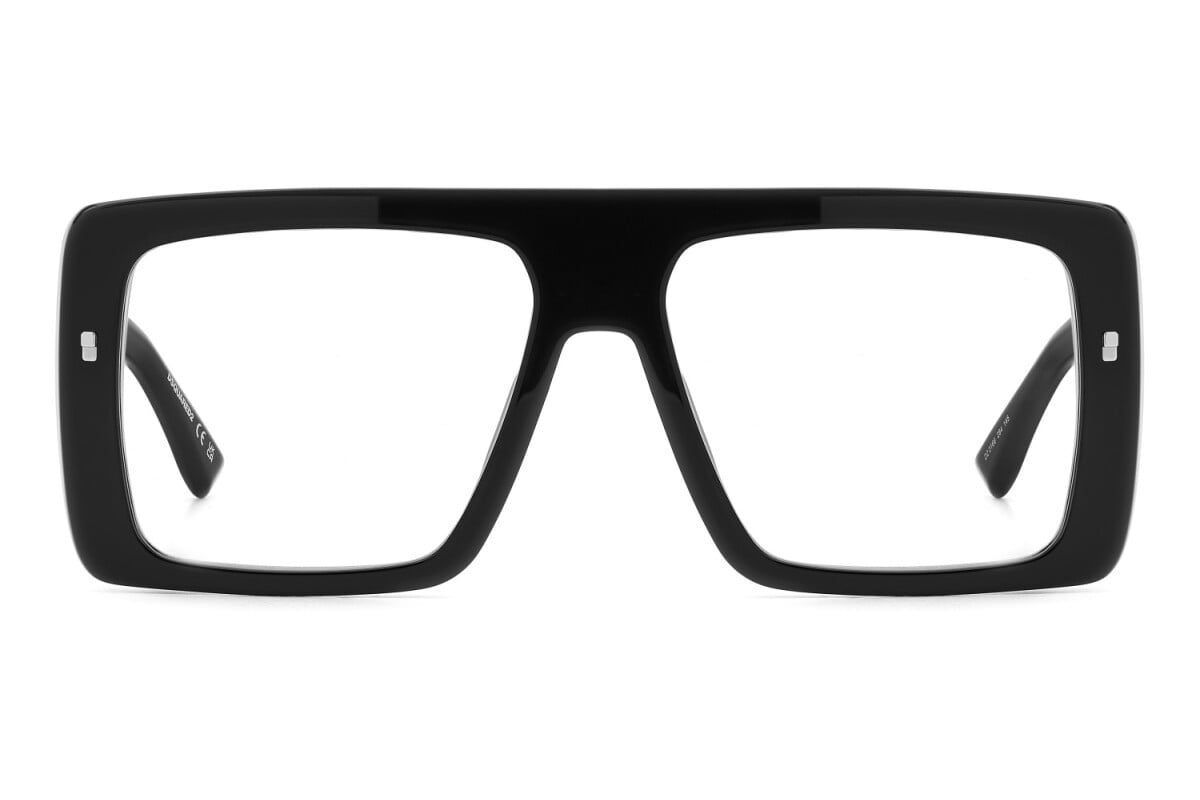 DSQUARED2 - 284 RUTENIO NERO | OCCHIALE DA VISTA UOMO - D2 0166 CALIBRO 56