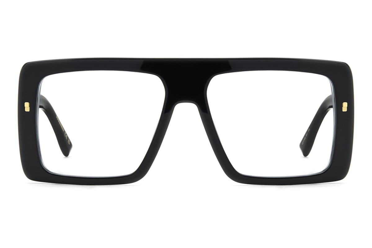 DSQUARED2 - 807 NERO | OCCHIALE DA VISTA UOMO - D2 0166 CALIBRO 56