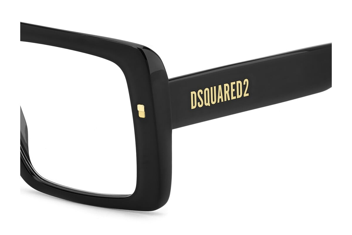 DSQUARED2 - 807 NERO | OCCHIALE DA VISTA UOMO - D2 0166 CALIBRO 56