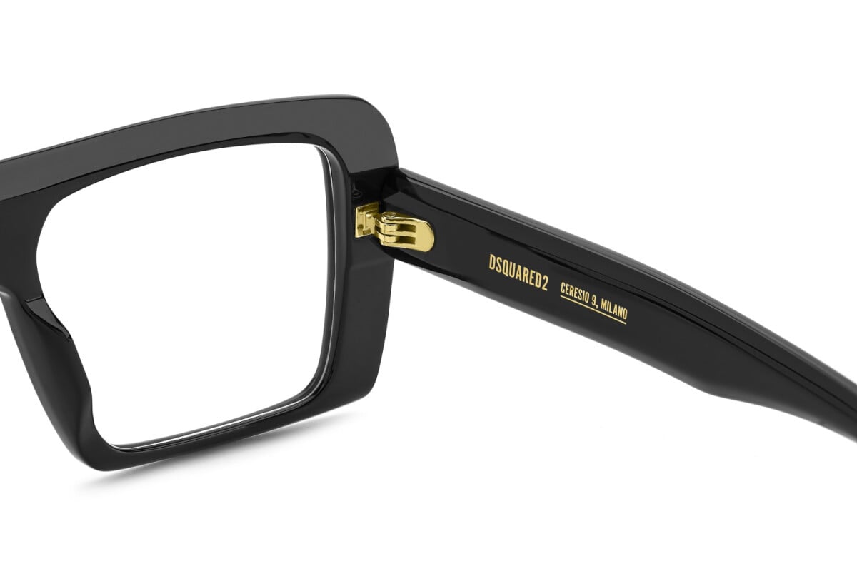 DSQUARED2 - 807 NERO | OCCHIALE DA VISTA UOMO - D2 0166 CALIBRO 56