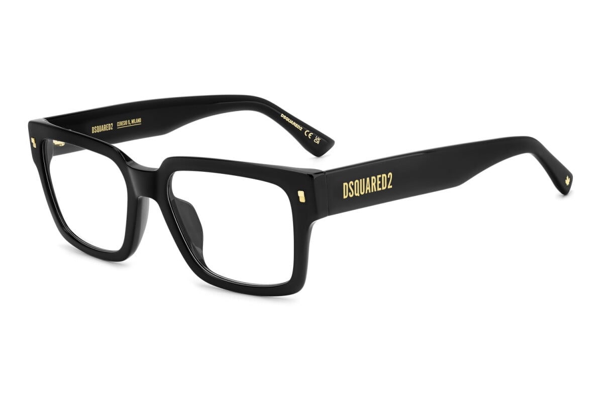 DSQUARED2 - 807 NERO | OCCHIALE DA VISTA UOMO - D2 0167/G CALIBRO 54