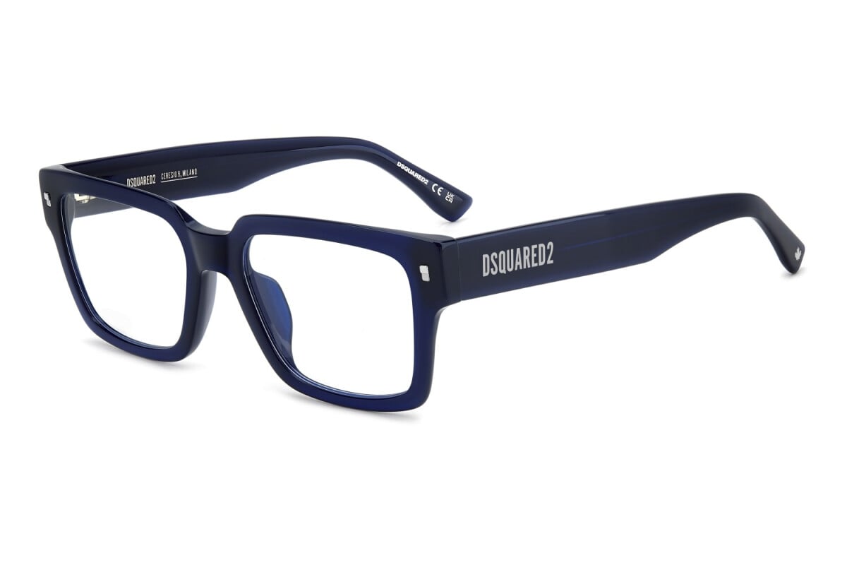 DSQUARED2 - PJP BLU | OCCHIALE DA VISTA UOMO - D2 0167/G CALIBRO 54