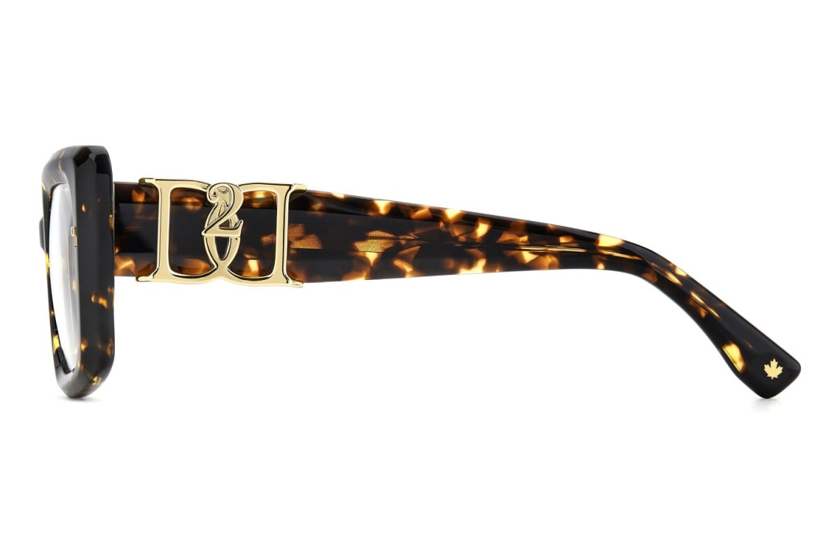 WOMEN'S EYEGLASSES DSQUARED2 D2 0025 - 807 BLACK 