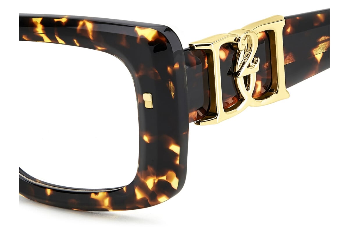 WOMEN'S EYEGLASSES DSQUARED2 D2 0025 - 807 BLACK 