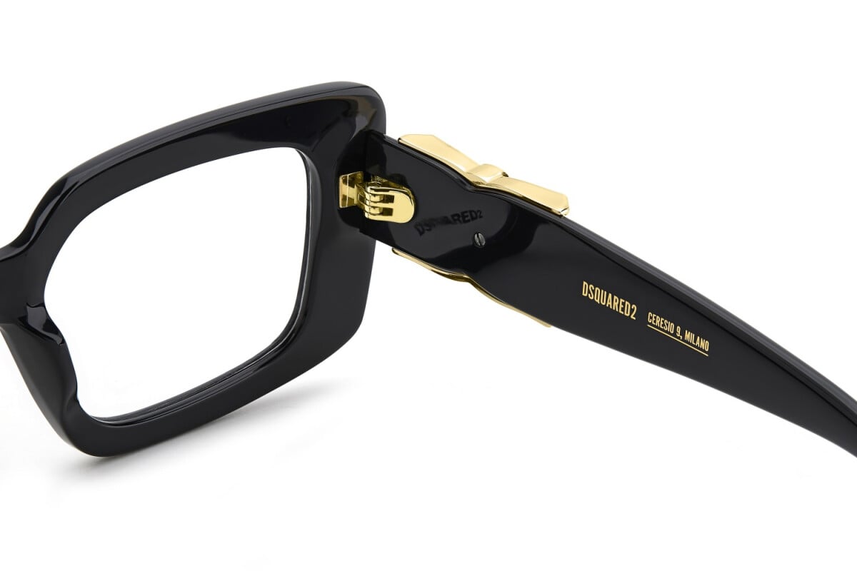 WOMEN'S EYEGLASSES DSQUARED2 D2 0025 - 807 BLACK 