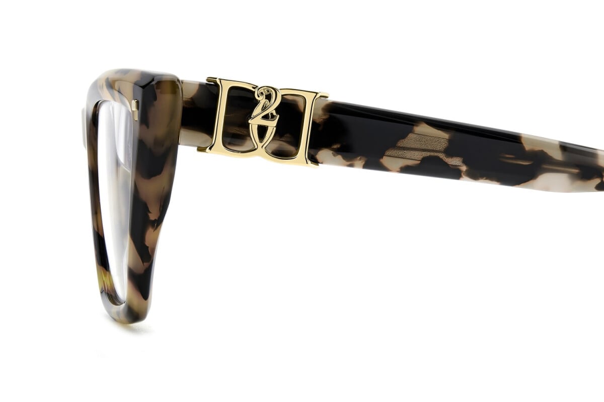 WOMEN'S EYEGLASSES DSQUARED2 D2 0025 - 807 BLACK 