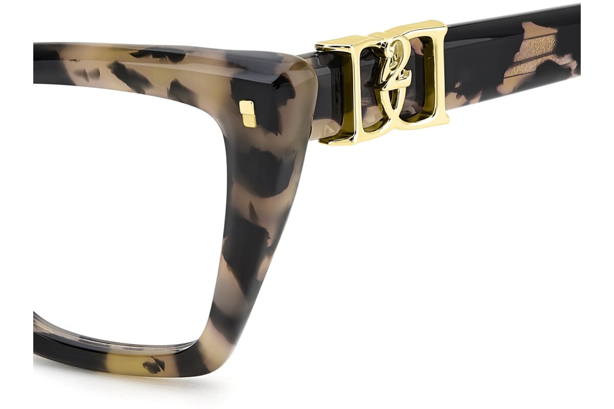 WOMEN'S EYEGLASSES DSQUARED2 D2 0025 - 807 BLACK 