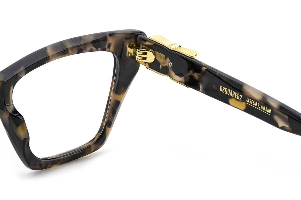 WOMEN'S EYEGLASSES DSQUARED2 D2 0025 - 807 BLACK 