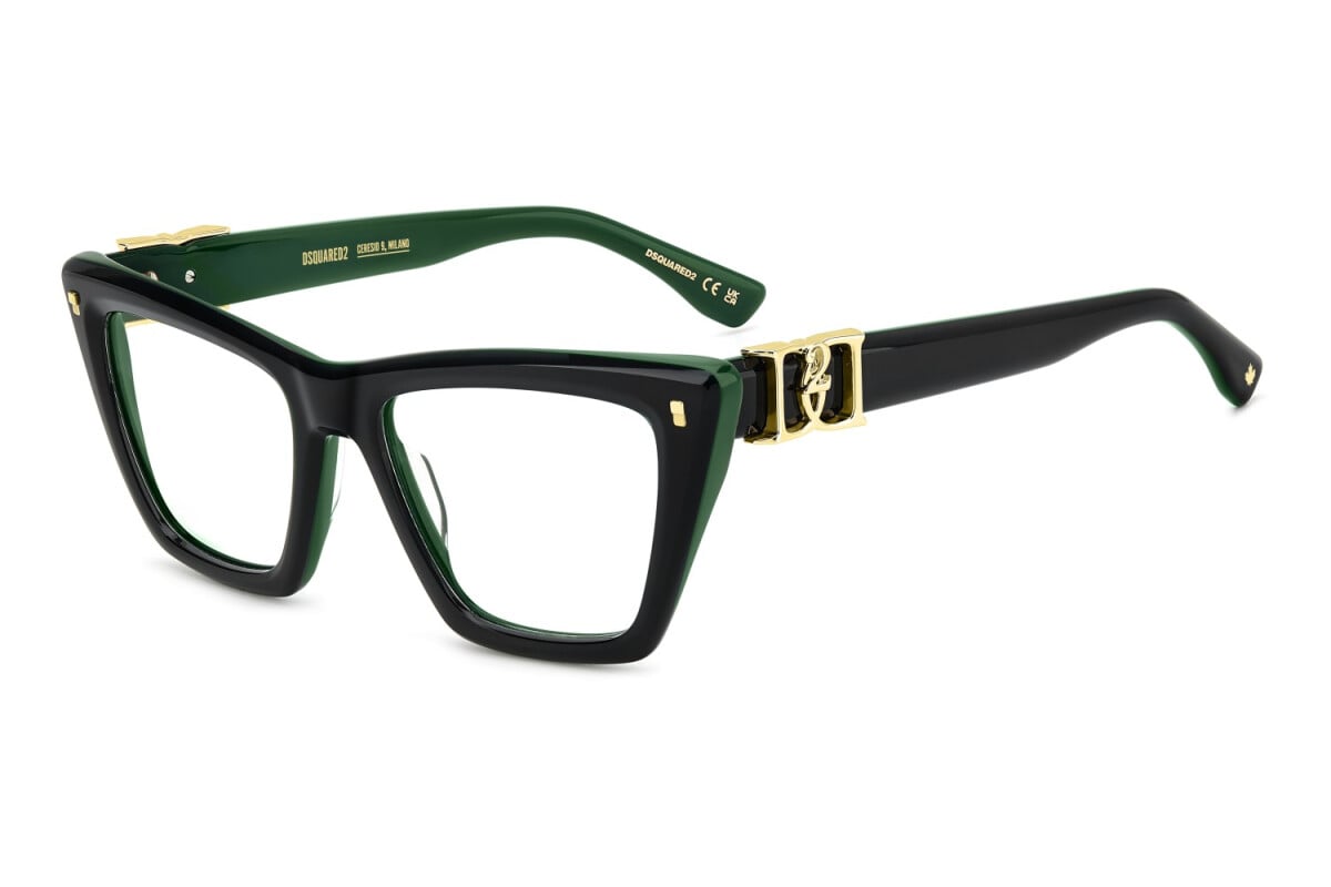 WOMEN'S EYEGLASSES DSQUARED2 D2 0025 - 807 BLACK 