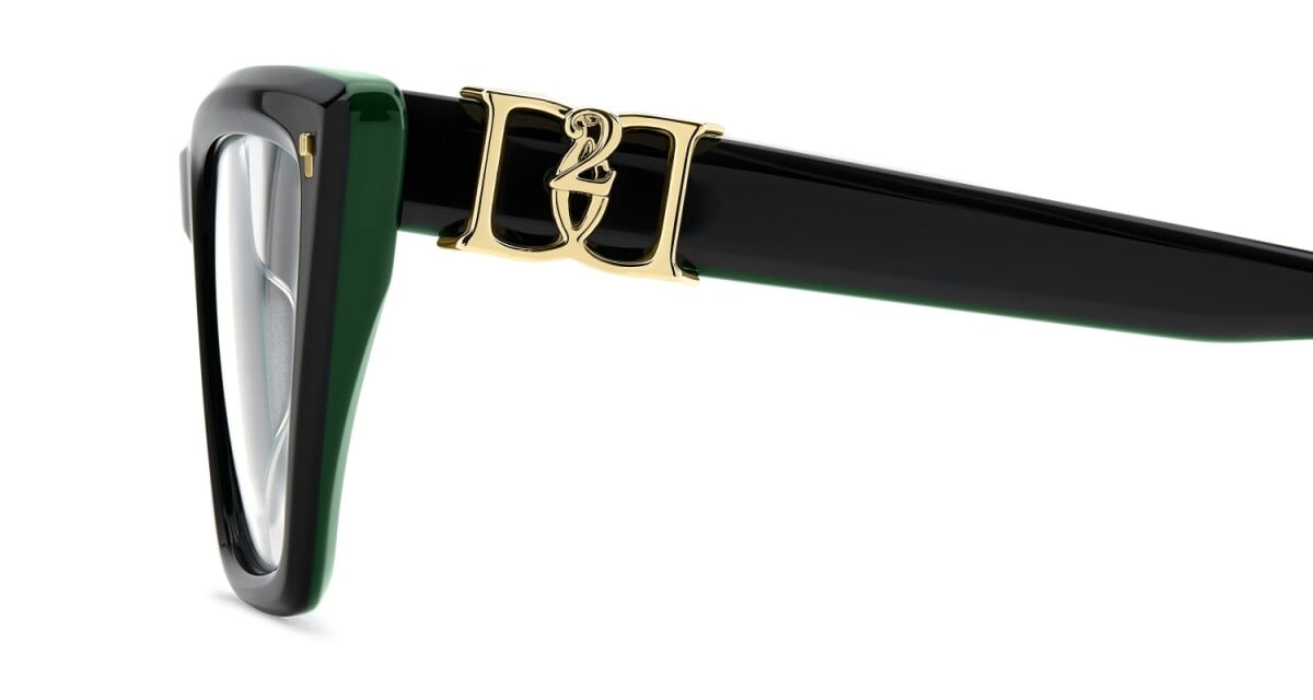 WOMEN'S EYEGLASSES DSQUARED2 D2 0025 - 807 BLACK 
