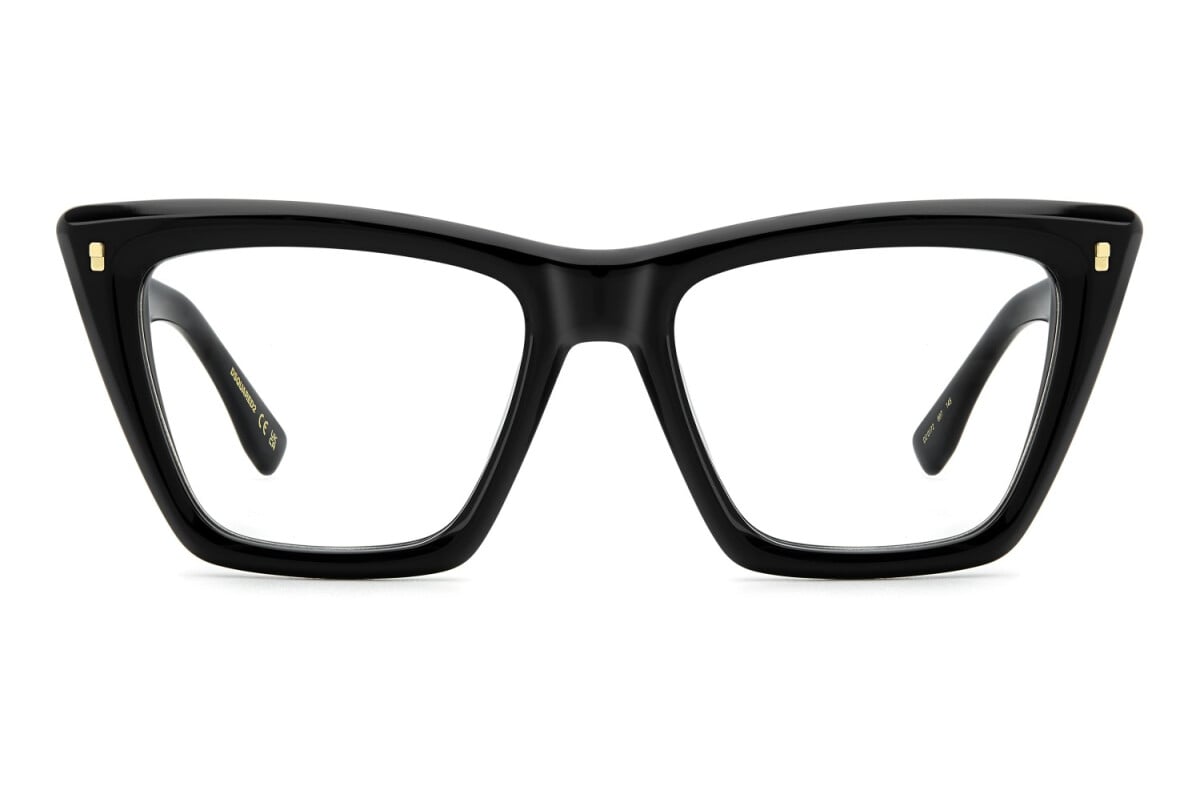 WOMEN'S EYEGLASSES DSQUARED2 D2 0025 - 807 BLACK 