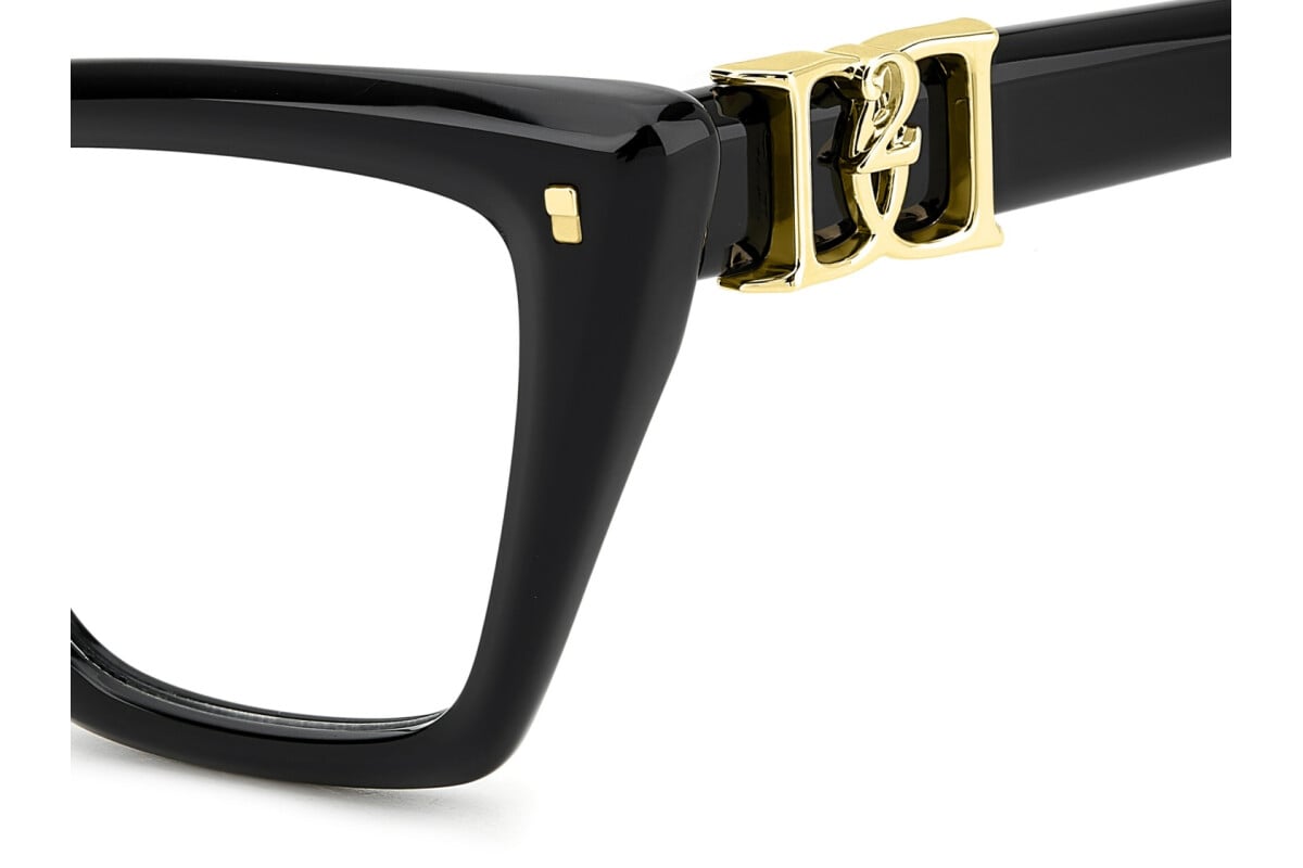 WOMEN'S EYEGLASSES DSQUARED2 D2 0025 - 807 BLACK 