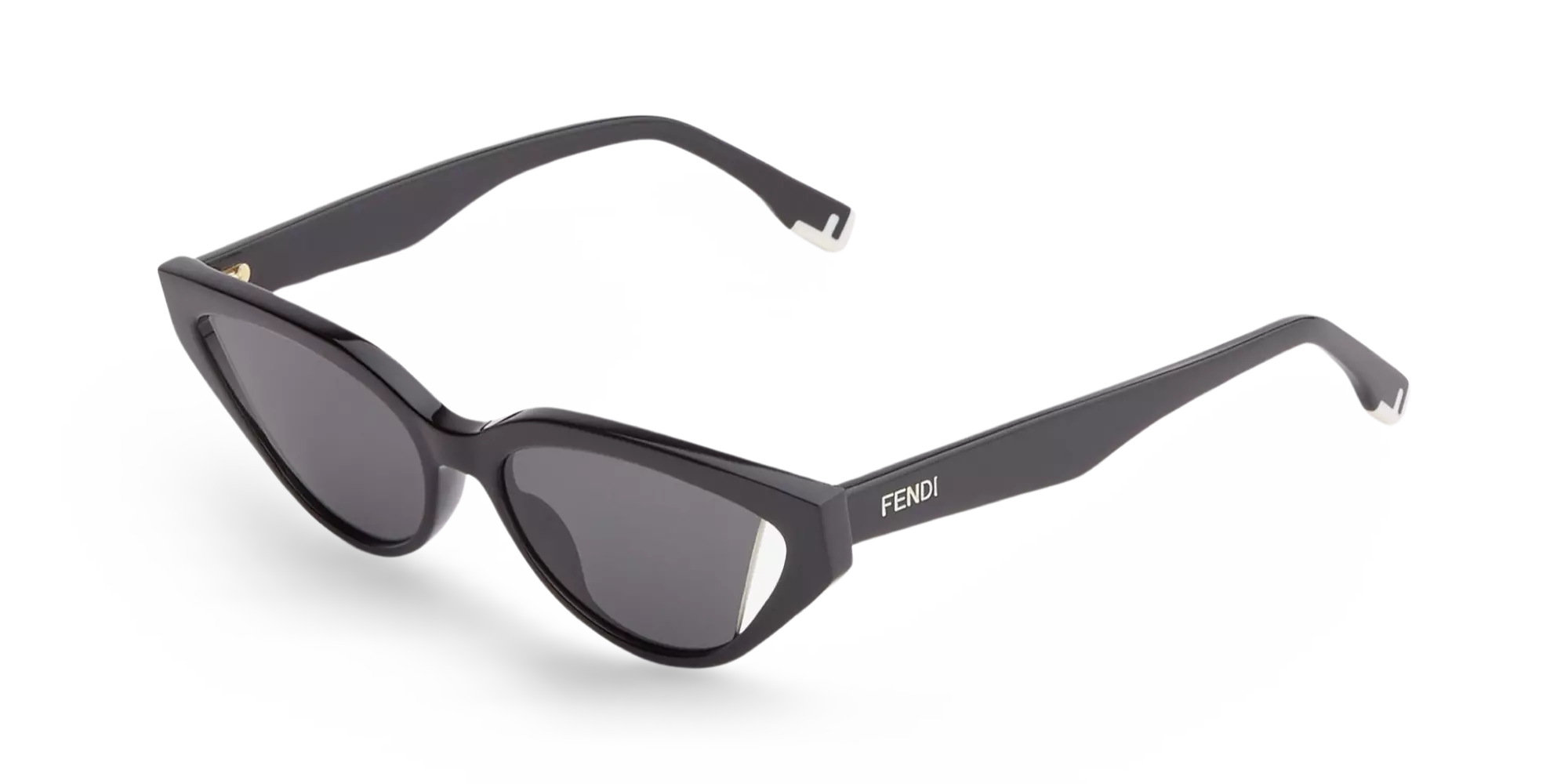 OCCHIALI DA SOLE A FARFALLA NERI - 52-16-145 MM