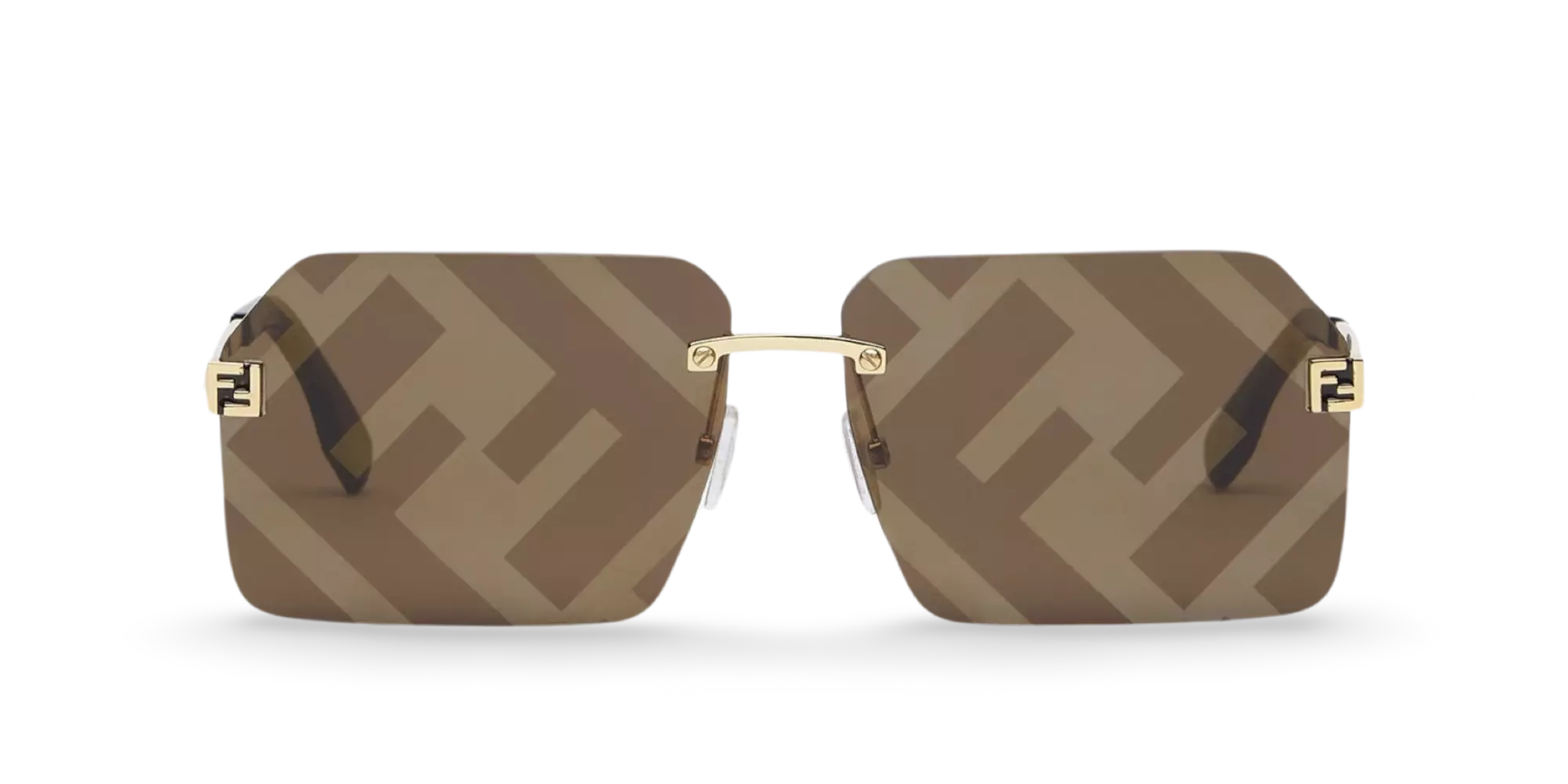 OCCHIALI DA SOLE RETTANGOLARI ORO - 59-13-145 MM