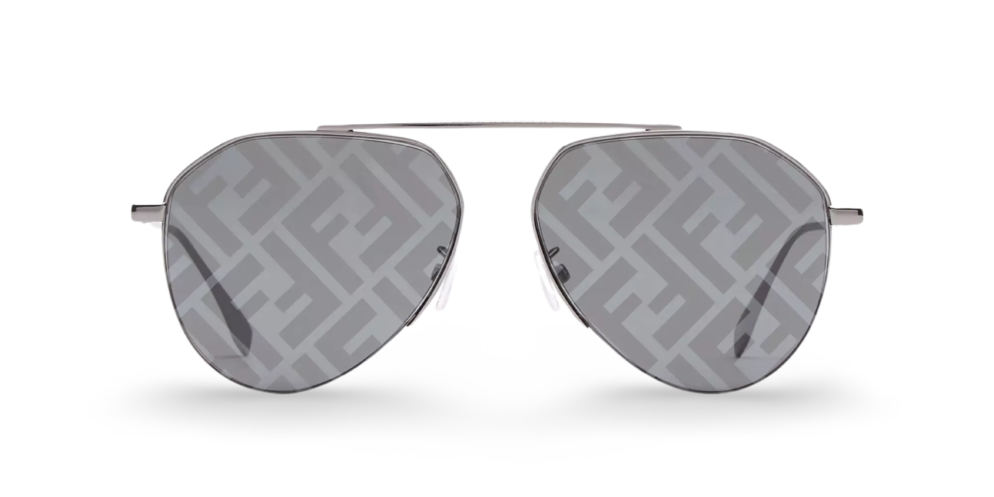 OCCHIALI DA SOLE DALLA FORMA PILOT RUTENIO - 57-14-145 MM