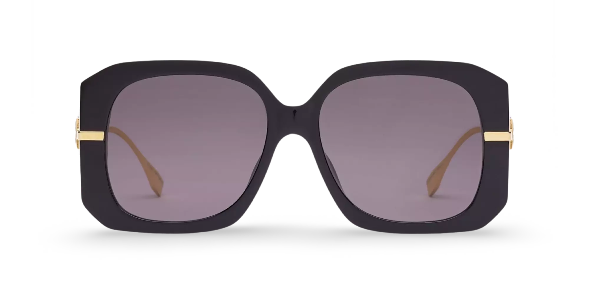 OCCHIALI DA SOLE SQUADRATO NERO - 55-18-140 MM