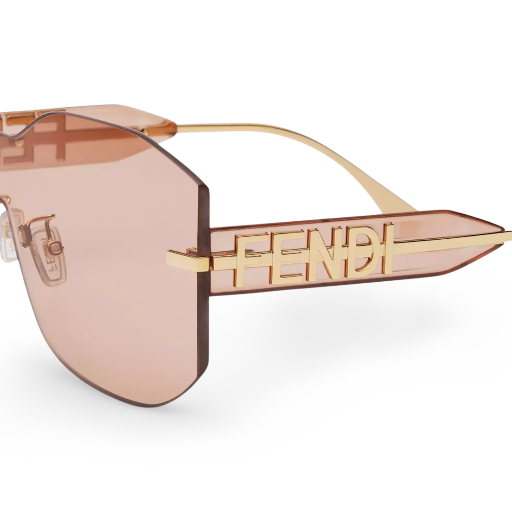 OCCHIALI DA SOLE A MASCHERINA ORO - 00-00-140 MM