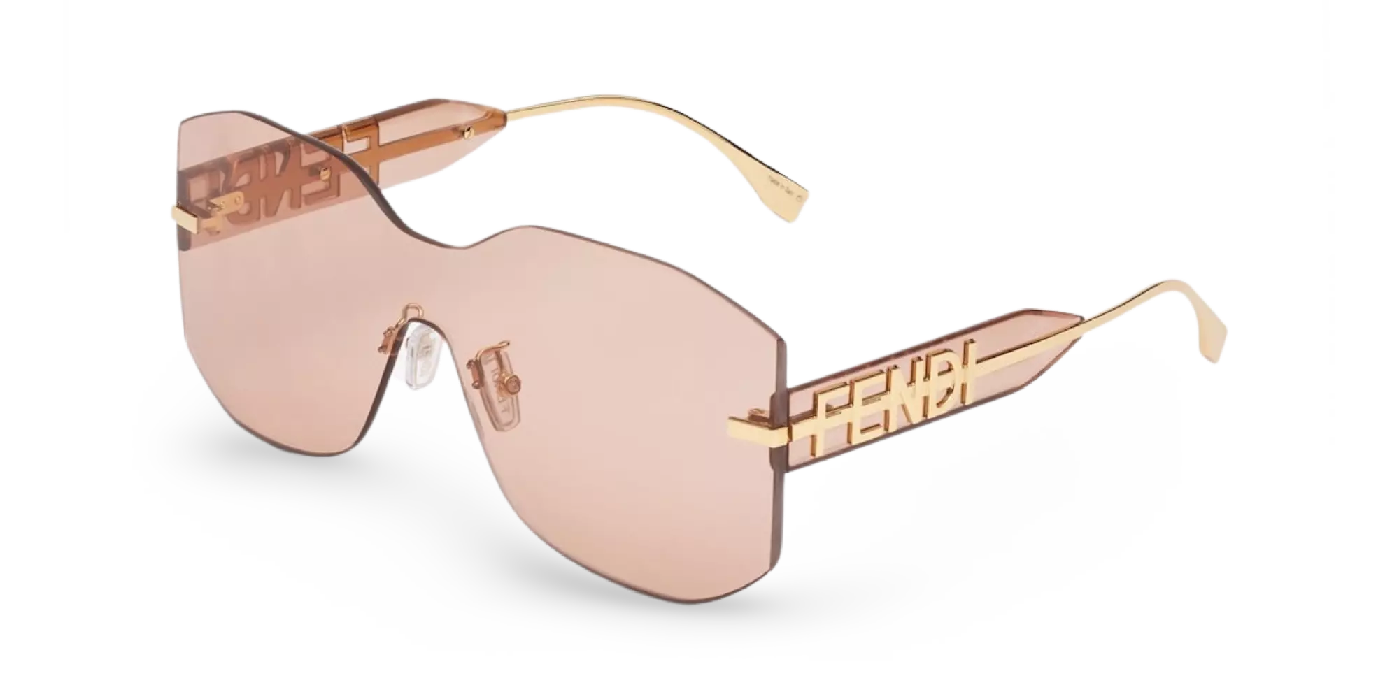 OCCHIALI DA SOLE A MASCHERINA ORO - 00-00-140 MM