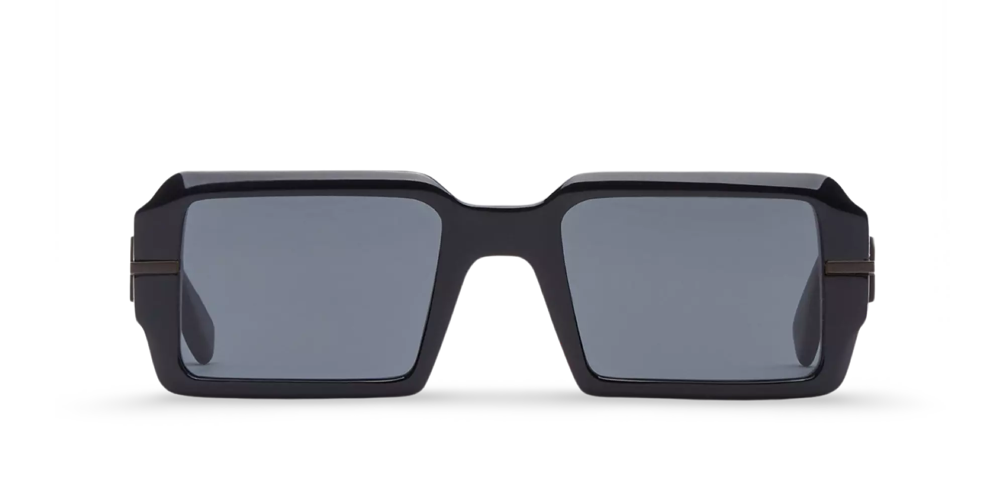 OCCHIALI DA SOLE RETTANGOLARI NERI - 52-21-145 MM