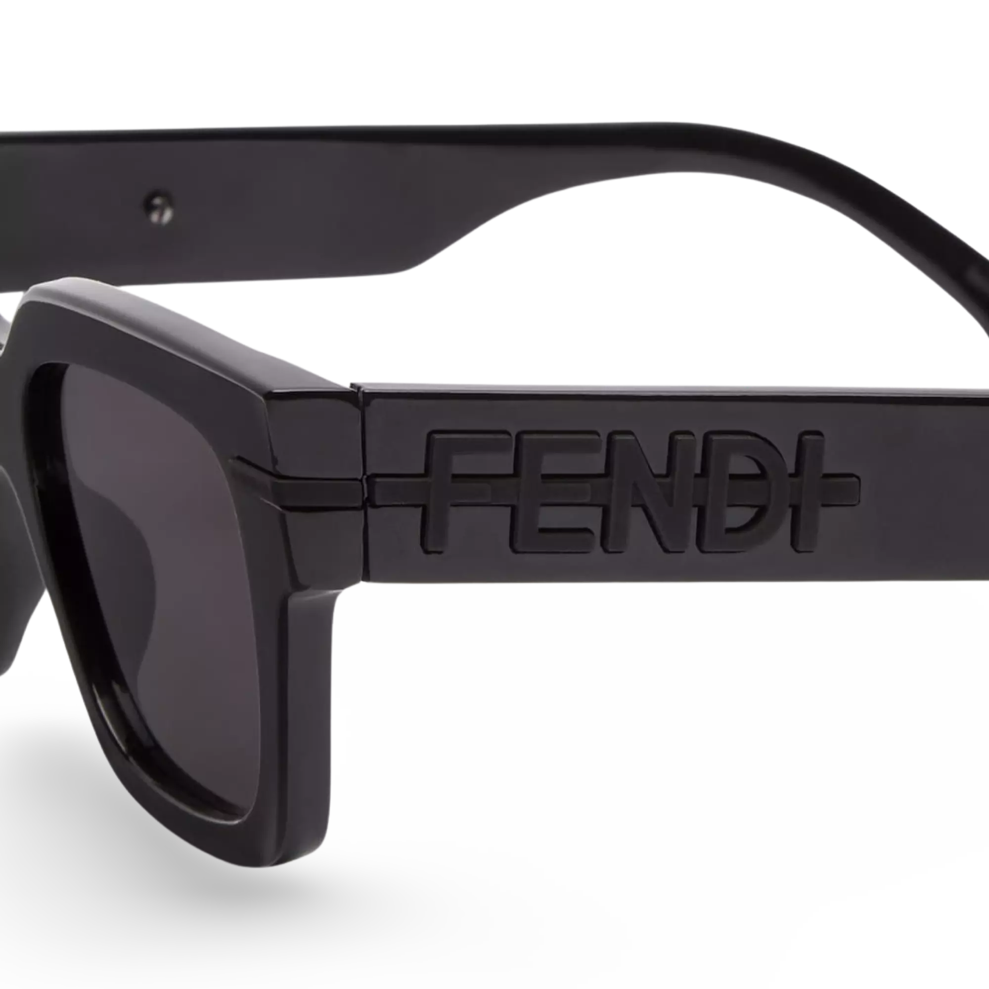 OCCHIALI DA SOLE RETTANGOLARI NERI - 51-20-145 MM