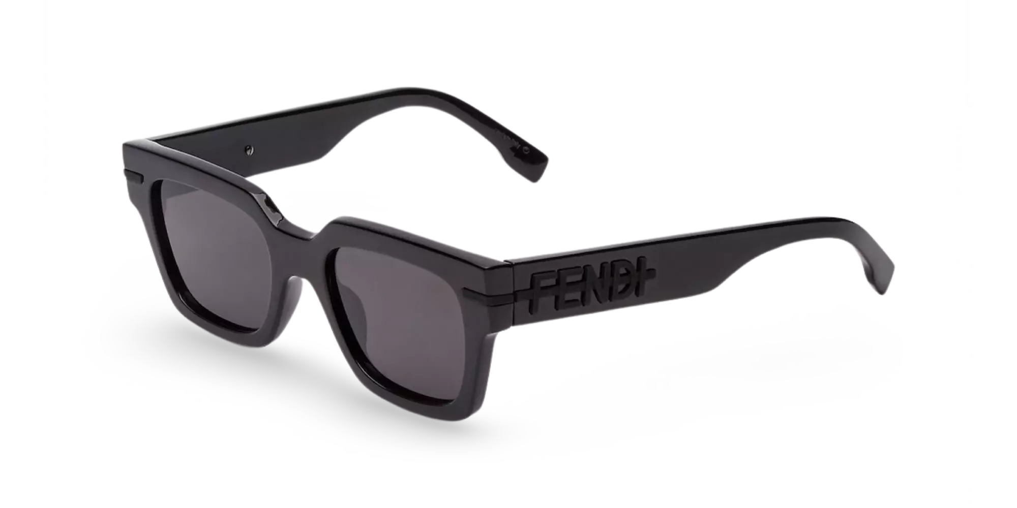 OCCHIALI DA SOLE RETTANGOLARI NERI - 51-20-145 MM