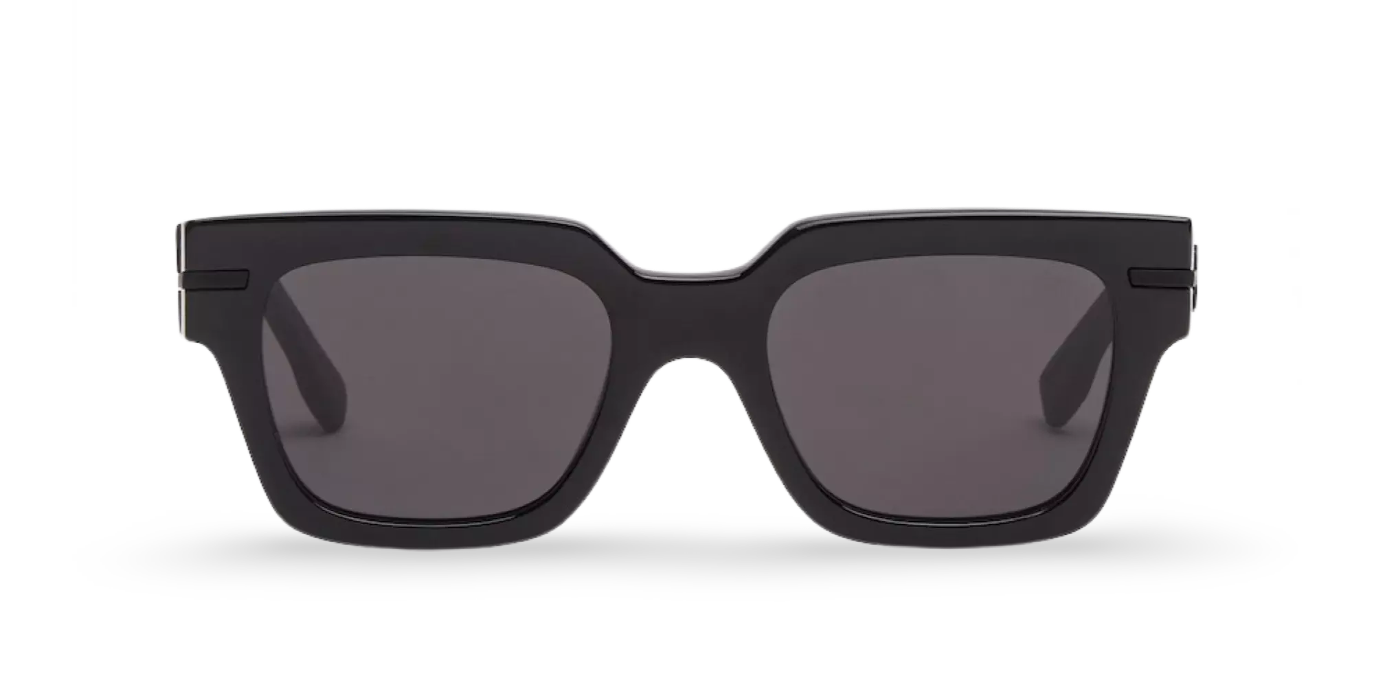 OCCHIALI DA SOLE RETTANGOLARI NERI - 51-20-145 MM