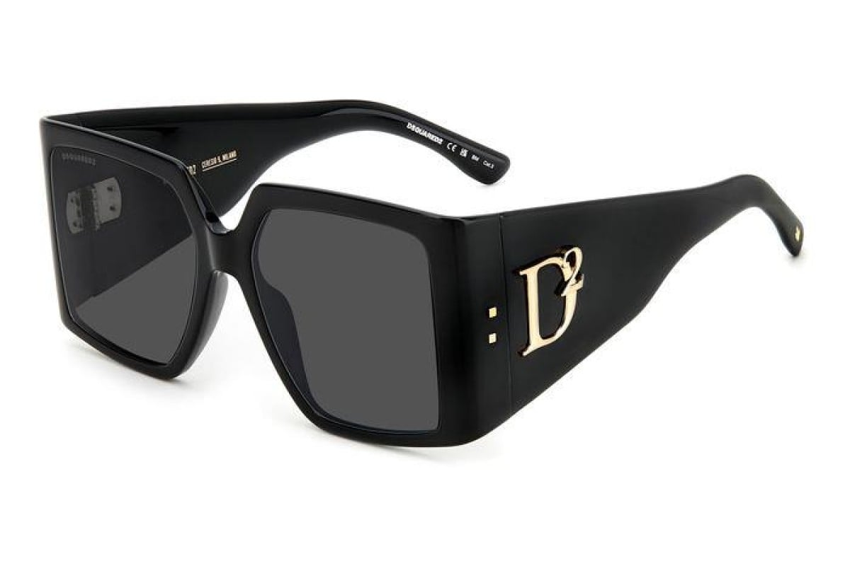 OCCHIALE DA SOLE DONNA | DSQUARED2 D2 0096/S - 807 IR NERO - CALIBRO 56