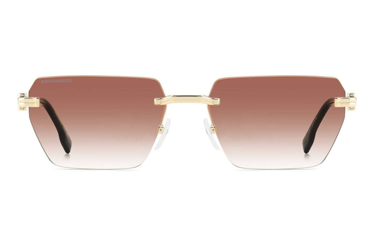 OCCHIALE DA SOLE UOMO | DSQUARED2 D2 0102/S - J5G/17 ORO - CALIBRO 58