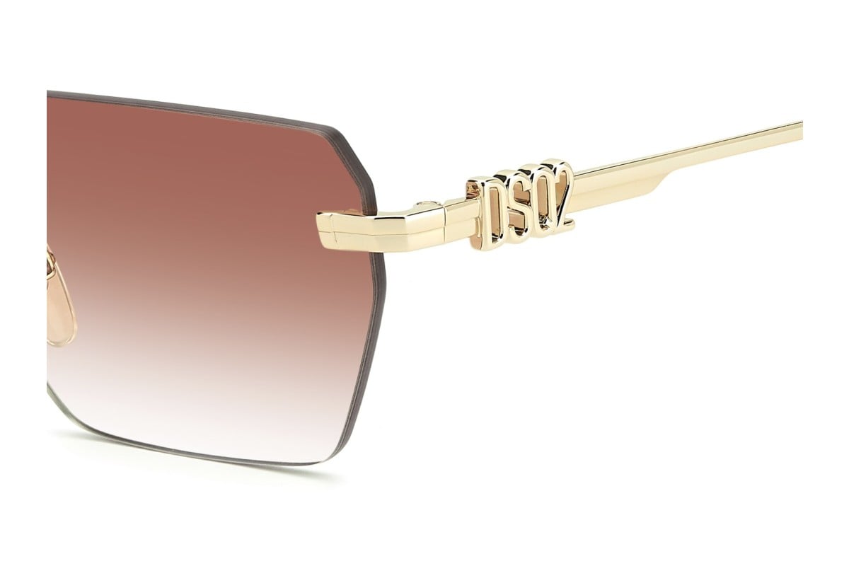OCCHIALE DA SOLE UOMO | DSQUARED2 D2 0102/S - J5G/17 ORO - CALIBRO 58