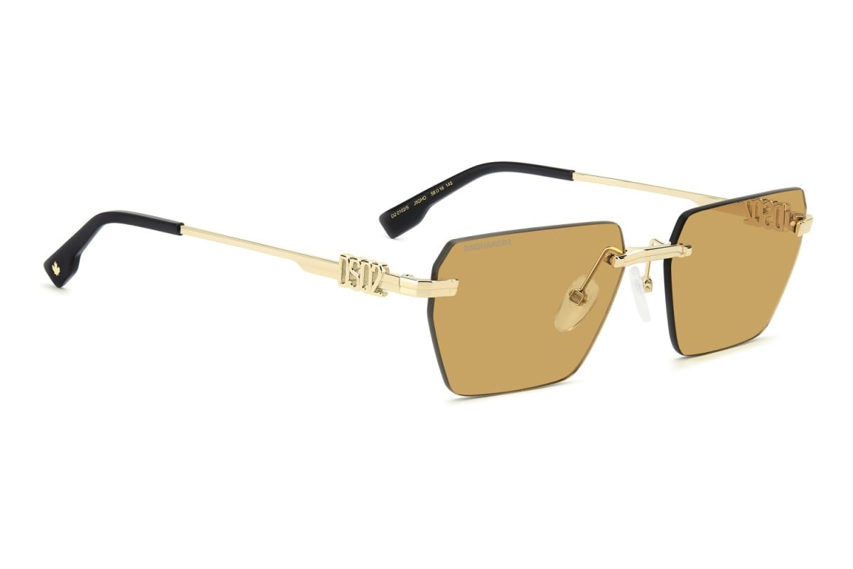 OCCHIALE DA SOLE UOMO | DSQUARED2 D2 0102/S - J5G/HO ORO - CALIBRO 58