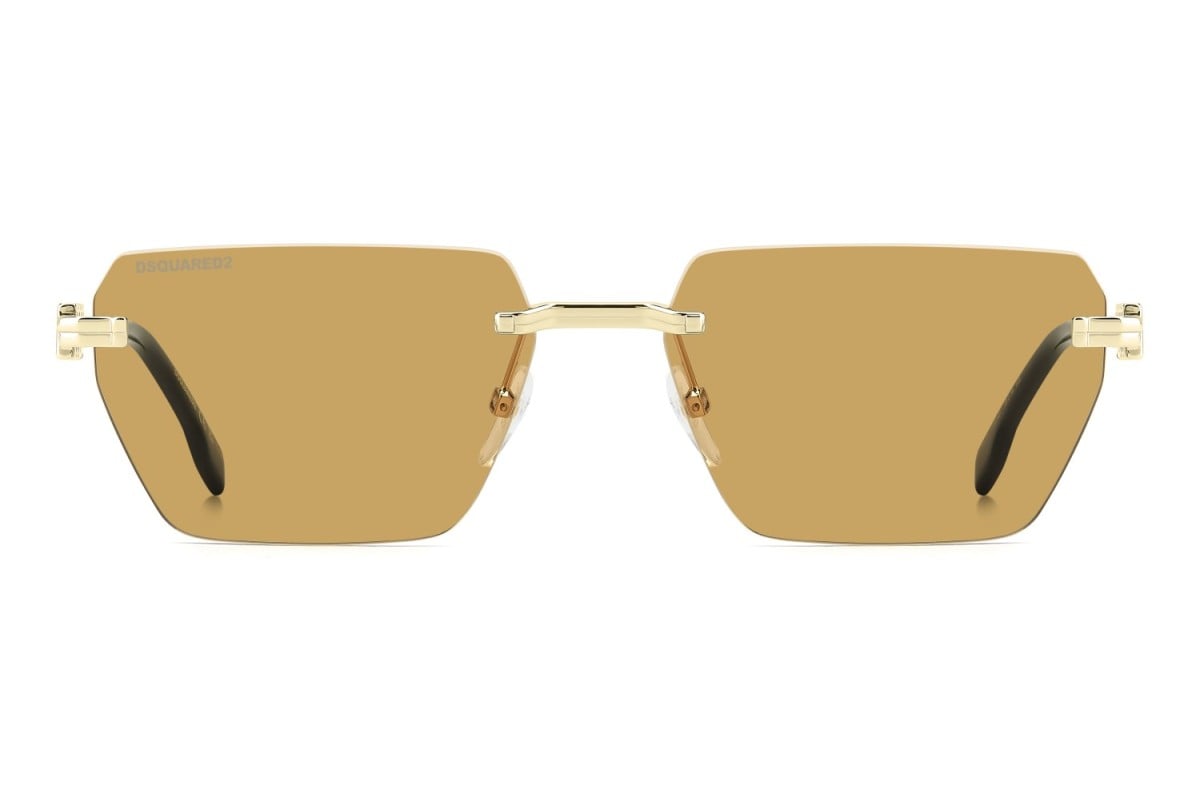 OCCHIALE DA SOLE UOMO | DSQUARED2 D2 0102/S - J5G/HO ORO - CALIBRO 58