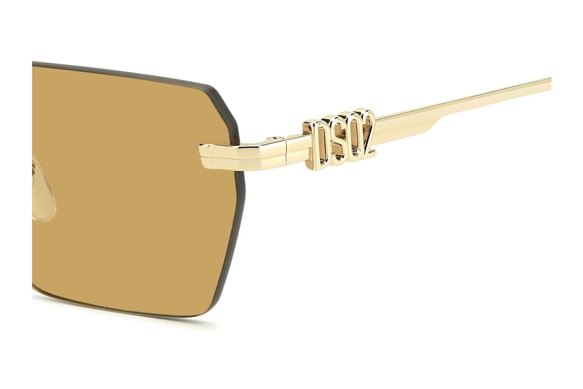 OCCHIALE DA SOLE UOMO | DSQUARED2 D2 0102/S - J5G/HO ORO - CALIBRO 58