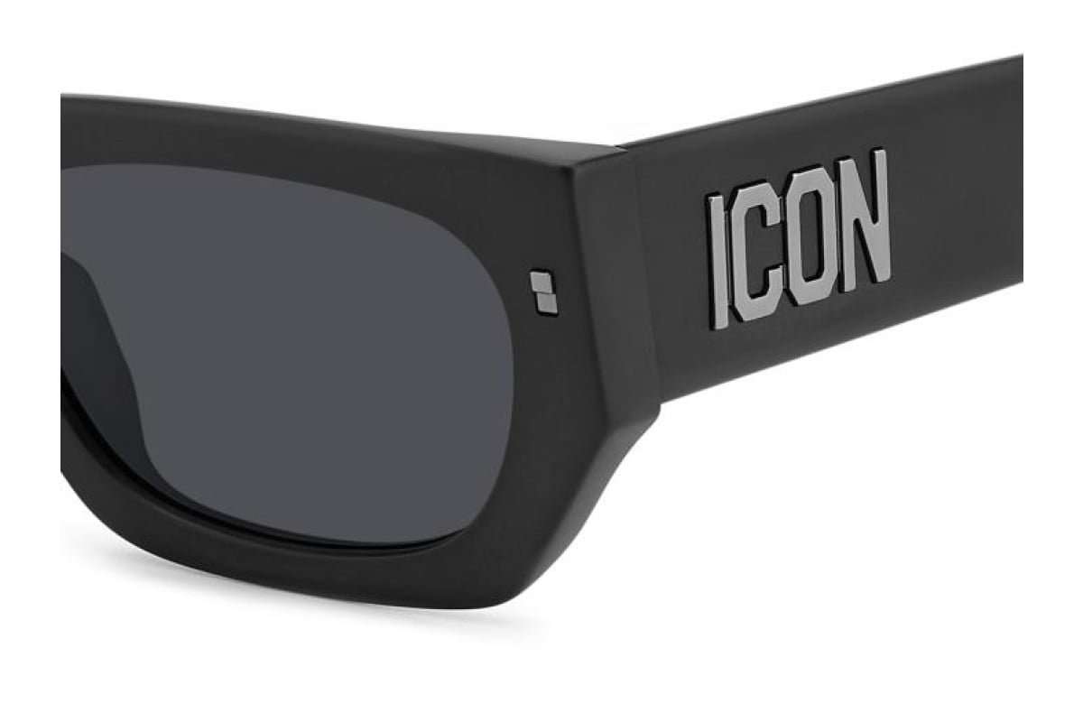 OCCHIALE DA SOLE DONNA | DSQUARED2 ICON 0017/S - 003 IR NERO OPACO - CALIBRO 53