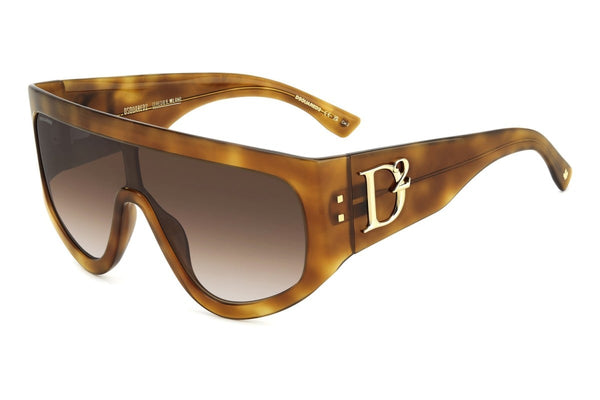 OCCHIALE DA SOLE DONNA | DSQUARED2 D2 0149/S - 05L HA L'AVANA 2 - CALIBRO UNICO